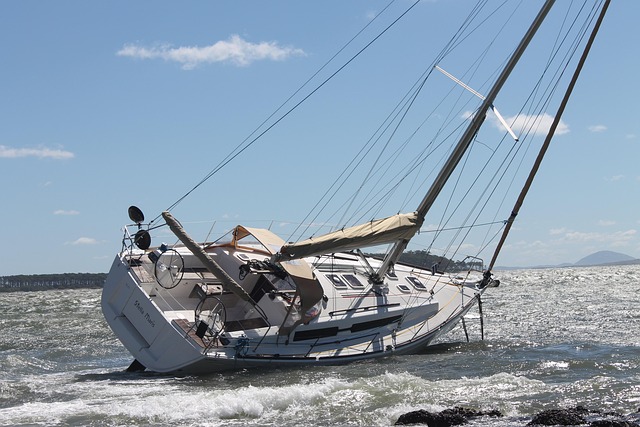 Ein Boot offensichtlich zum Entsorgen